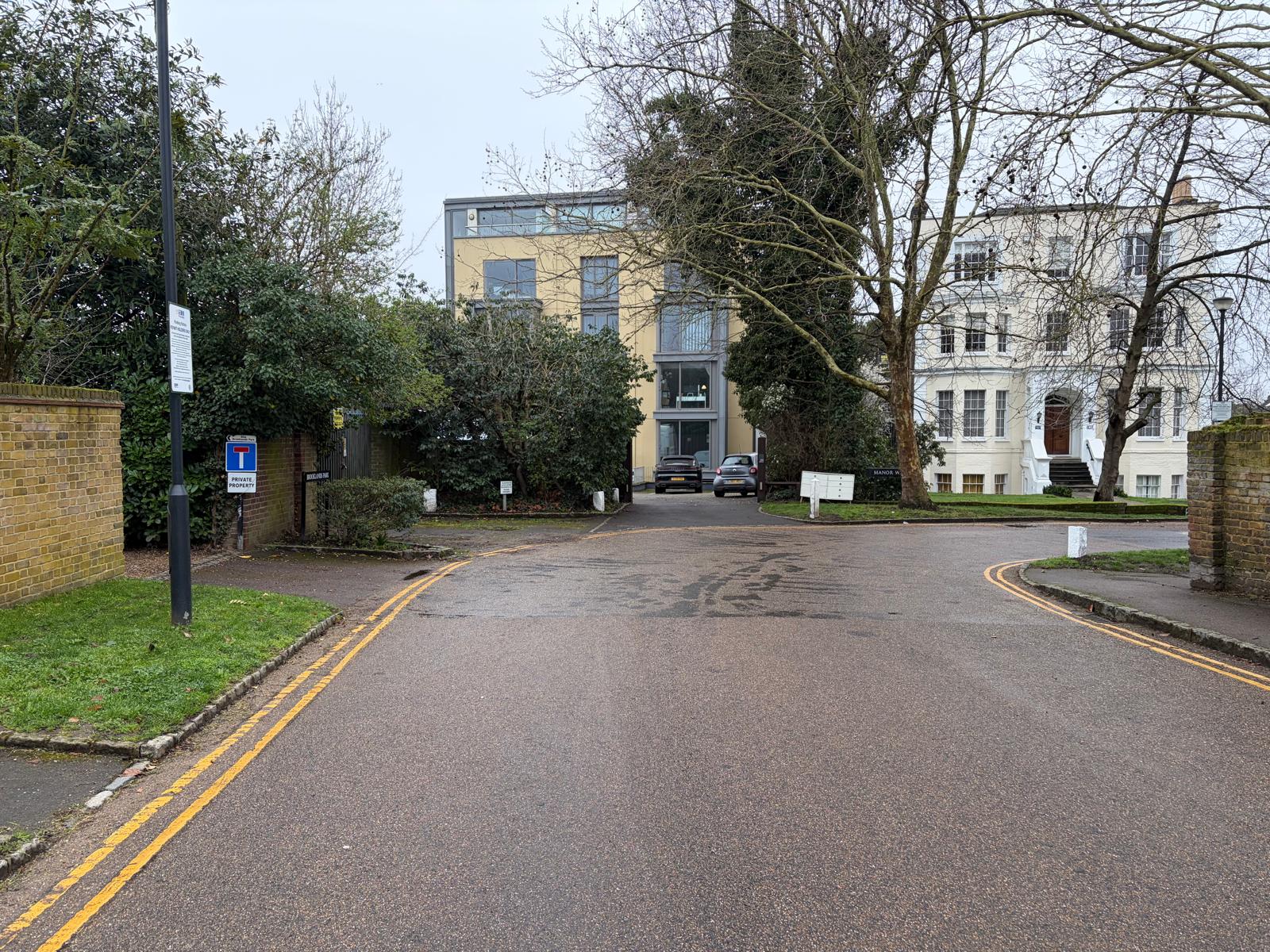 Brooklands Park - access point to the Huntsman site